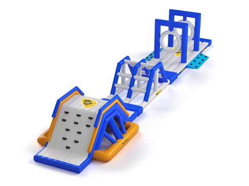 Надувной водный аттракцион «Полоса препятствий Уровень №1»