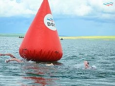 Фотография Буй надувной из ПВХ для соревнований, мероприятий на воде из ПВХ (PVC) ТаймТриал