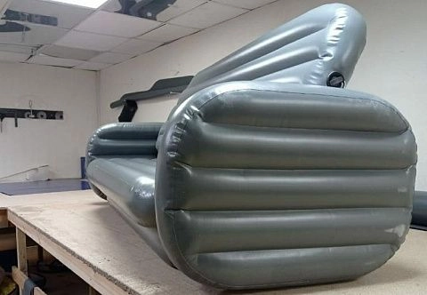 Надувной бескаркасный трансформер диван-кровать из ПВХ