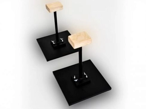 Двойная цирковая трость с раздельными платформами для стойки на руках