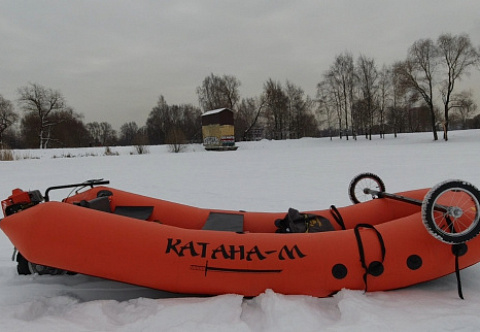 Надувные мотосани «Катана-М» – безопасное самоходное средство передвижения по льду