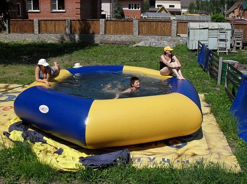 Надувной многоугольный  с надувным бортом бассейн для детей, взрослых