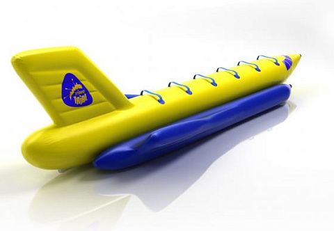 &quot;САМОЛЕТ&quot; - буксируемый аттракцион надувные санки зимний, водный банан