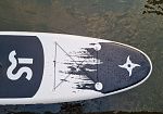 Фотография Надувная доска SUP BOARD (сапборд) NINJA 11" (335*82*15 см) с веслом из AIRDECK (DWF) ТаймТриал