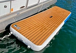 Фотография Надувной плот-платформа к яхте, катеру для отдыха из ткань AirDeck ПВХ (воздушная палуба) ТаймТриал