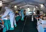 Фотография Надувная палатка для карантина и лечения коронавируса COVID-19 из ПВХ ТаймТриал
