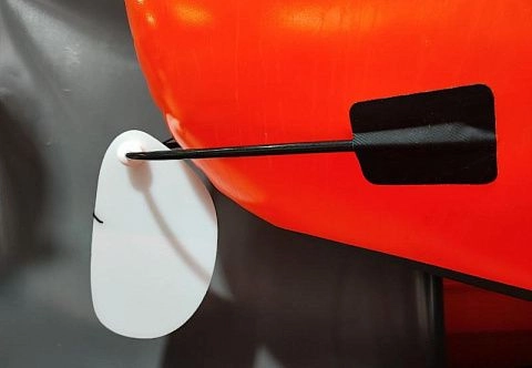 Курсовой стабилизатор на надувную байдарку, пакрафт. Съемный и регулируемый