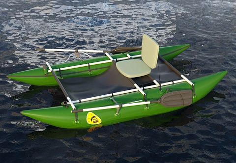 &quot;АТОЛЛ&quot; - надувной рыболовный катамаран ПВХ для рыбалки
