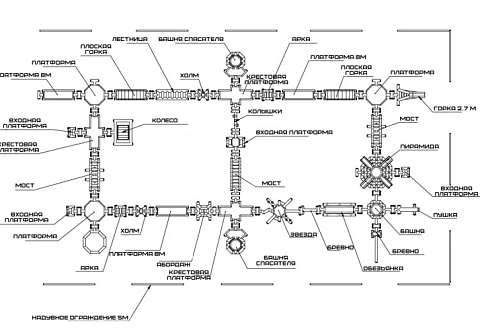Надувной развлекательный аквапарк «АКВАДРАЙВ»