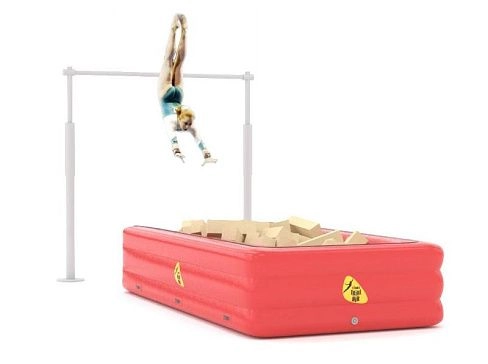 Надувная мобильная поролоновая яма с надувным дном для зоны приземления в акробатике, гимнастике