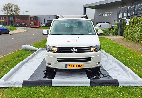 Надувной (пневмокаркасный) защитный поддон