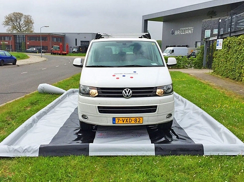 Надувной (пневмокаркасный) защитный поддон