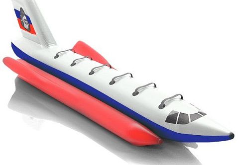 &quot;ПАТРИОТ&quot; - буксируемый аттракцион надувные водные, зимние санки банан для катания за снегоходом, квадроциклом, катером