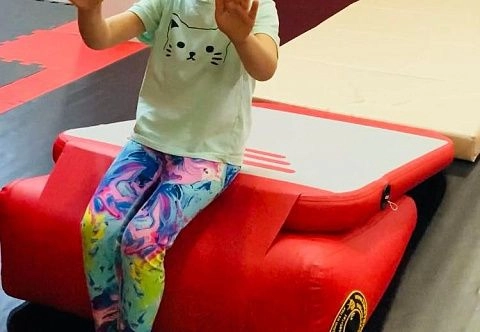 Надувной подкидной мостик для акробатики, гимнастики