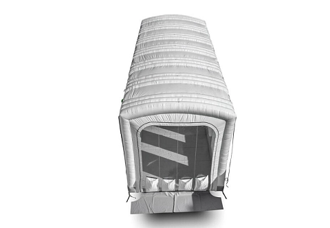 Большая надувная камера (палатка) ПВХ для покраски и ремонта автомобиля 15х5,8 м