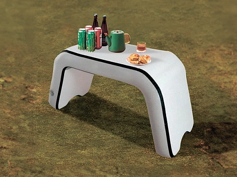 Надувной стол, скамейка из ПВХ для отдыха, кейтеринга