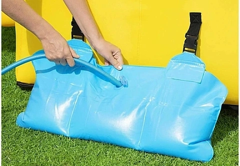 Мобильный наливной водный балласт, утяжелитель из ПВХ для фиксации надувных аттракционов, конструкций