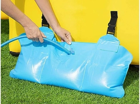 Мобильный наливной водный балласт, утяжелитель из ПВХ для фиксации надувных аттракционов, конструкций