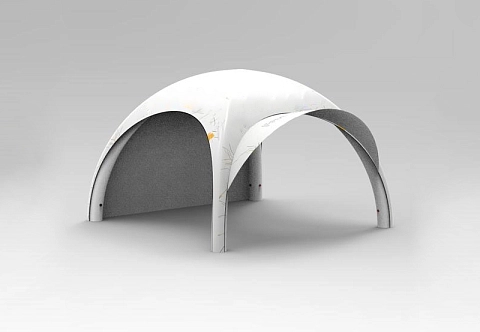 Надувной шатер для мероприятий классический с герметичным каркасом из ТПУ