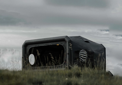 Надувная пневмокаркасная палатка туристическая