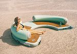 Фотография Надувная полукруглая платформа для отдыха на воде, море, озере из AIRDECK (DWF) ТаймТриал