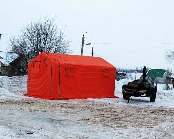 Палатка кемпинговая 4 местная ST-7060 + кухня-шатер